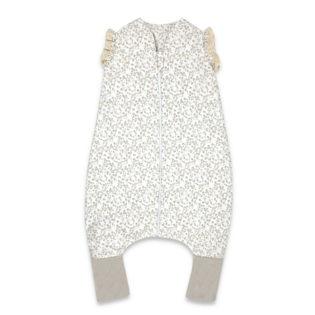 Sac de dormit 90 cm - Sac de dormit, MimiNu, Premium, cu picioruse, De iarna, din bumbac, cu dantela si volan, 90 cm, S, Meadow