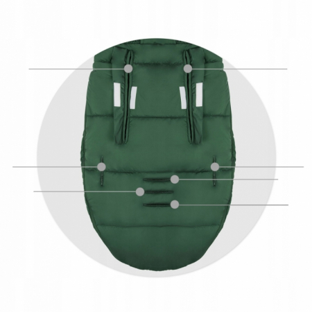 Sac de dormit Ricokids 95 x 48 cm Ricokids Elmi 720009 - Khaki [5]