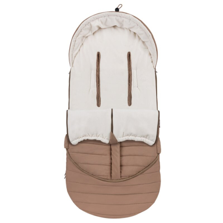 Sac de iarna, Lionelo, Oli, pentru carucior, landou sau scaun auto, 101x45 cm, Impermeabil, Rezistent pana la -20 grade, Extensibil, Maro [8]