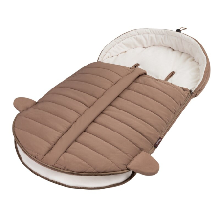 Sac de iarna, Lionelo, Oli, pentru carucior, landou sau scaun auto, 101x45 cm, Impermeabil, Rezistent pana la -20 grade, Extensibil, Maro [6]