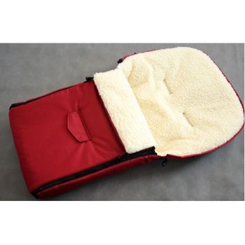 Sac de iarna pentru carucior cu interior din lana pentru 0-3 ani rosu - Camicco [1]