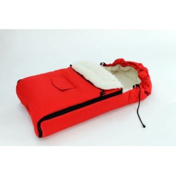 Sac de iarna pentru carucior cu interior din lana pentru 0-3 ani rosu - Camicco [3]