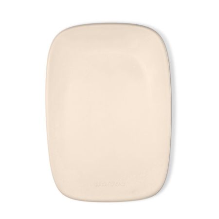 Saltea de infasat, Nattou, Softy, Moale, Utilizabil si fara husa, Design ergonomic, Spuma PU, 70x50x10 cm, Fara BPA, 0 luni+, Beige [13]