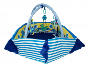 Covorase de joaca - Saltea de joaca cu protectii laterale Boat - Baby Mix