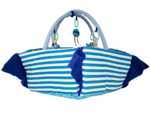 Saltea de joaca cu protectii laterale Boat - Baby Mix [7]