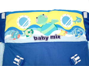 Saltea de joaca cu protectii laterale Boat - Baby Mix [6]