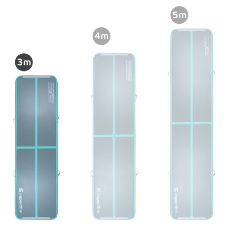 Saltea gonflabila gimnastica inSPORTline Airstunt 500 x 100 x 10 cm, Gri [2]