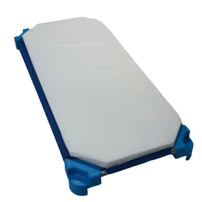 Saltele 127 x 63 cm - Saltea pentru pat stivuibil cu husa din bumbac imprimat 127x54x3