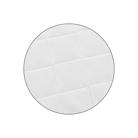 Saltea pentru patut, Petite&Mars, Coco Dream, Cocos-Spuma, cu husa detasabila, 120x60x8 cm, Alb [6]