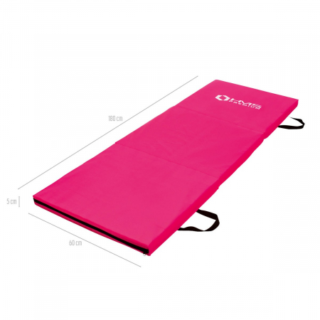 Saltea pliabila 1800x600 mm Roz, HMS Premium MGS02 [10]