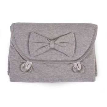 Saltele de infasat - Salteluta de infasat portabila Angel Jersey Grey - Childhome