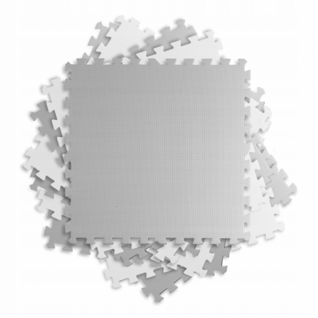 Salteluta de joaca 180 x 180 cm Ricokids 7495 - Gri - Alb [2]