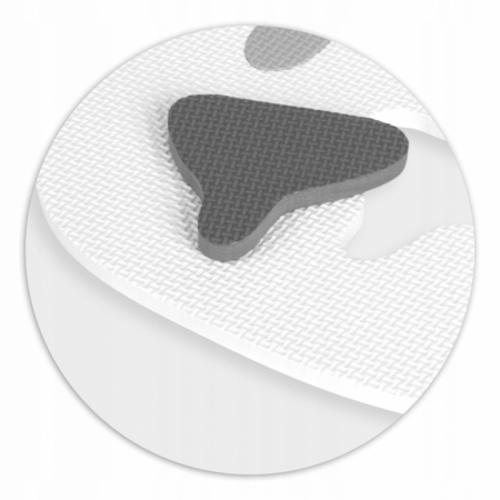 Salteluta de joaca 180 X 180 cm Ricokids 7503 - Gri cu animalute [2]