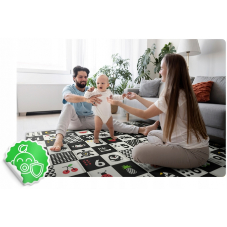 Salteluta de joaca din spuma 200 x 180 x 1 cm Nukido NK-340 Ocean-Numbers [2]