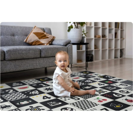 Salteluta de joaca din spuma 200 x 180 x 1 cm Nukido NK-340 Ocean-Numbers [8]