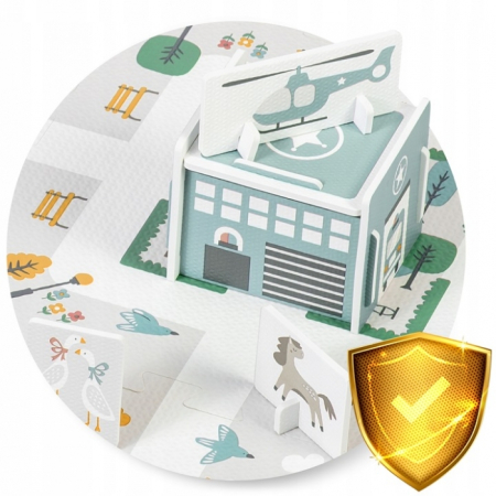 Salteluta de joaca interactiva 105 x 105 cm Nukido Town 738000 [1]