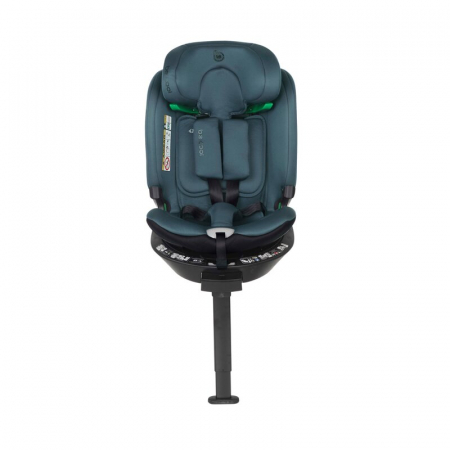 Scaun auto Be Cool Wagon I-Size Rotire 360 grade 40 - 150 cm 0 - 36 kg cu Isofix si picior stabilizator cu protectie laterala de siguranta conform cu standardul european de securitate ECE R129 Petrol [1]