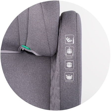 Scaun auto Chipolino Cyber I-Size 100-150 cm platinum [7]