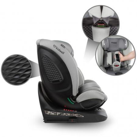 Scaun auto cu ISOFIX Kidwell GoCar, grupa 40-135 cm, i-Size, omologare R129 [12]