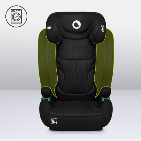 Scaun auto, Lionelo, i-Size Igo, 100- 150 cm, cu isofix, Protectie laterala, Ajustare spatar in 2 pozitii, Tetiera Tri-Guard reglabila in 11 pozitii,  Negru [33]