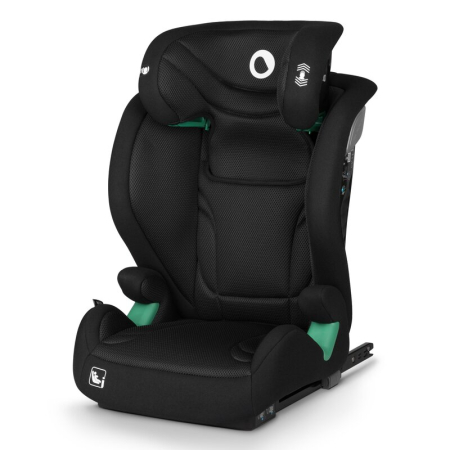 Scaun auto, Lionelo, i-Size Igo, 100- 150 cm, cu isofix, Protectie laterala, Ajustare spatar in 2 pozitii, Tetiera Tri-Guard reglabila in 11 pozitii,  Negru [5]