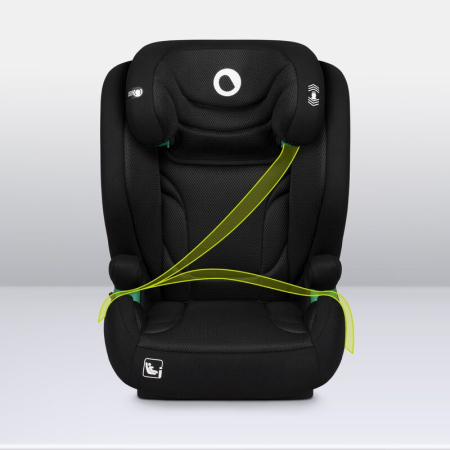 Scaun auto, Lionelo, i-Size Igo, 100- 150 cm, cu isofix, Protectie laterala, Ajustare spatar in 2 pozitii, Tetiera Tri-Guard reglabila in 11 pozitii,  Negru [29]