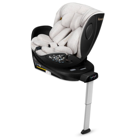 Scaun auto, Lionelo, Moxie Next, i-Size, 40-105 cm, Tetiera reglabila pe 8 trepte, Inclinare spatar in 5 pozitii, Carcasa ventilata, Din bambus, Protectie avansata, Husa detasabila, Conform cu R129, B [10]