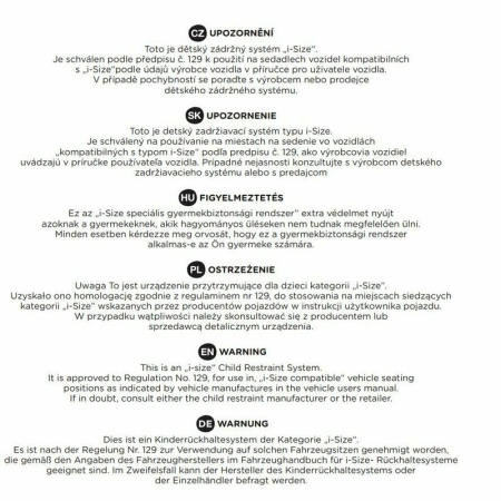 Scaun auto, Petite&Mars, Flex Pro i-Size, Orientare in directia sensului de mers, Tetiera reglabila in 8 pozitii, cu Isofix, Pliabil, R129, 100-150 cm, 3-12 ani, Gri [13]