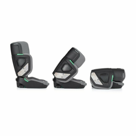 Scaun auto, Petite&Mars, Flex Pro i-Size, Orientare in directia sensului de mers, Tetiera reglabila in 8 pozitii, cu Isofix, Pliabil, R129, 100-150 cm, 3-12 ani, Gri [10]