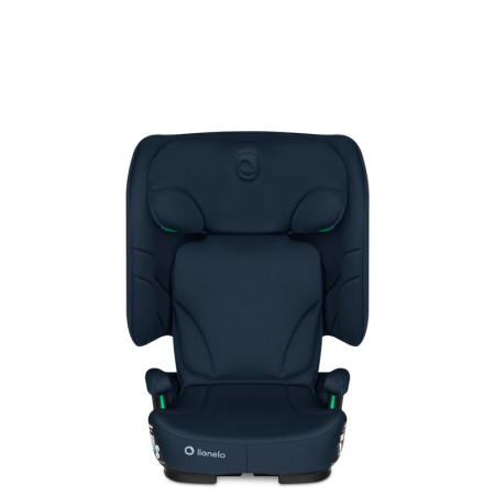 Scaun auto pliabil, Lionelo, Orin, i-Size, 100-150 cm, Tetiera reglabila in 14 pozitii, Spatar in 4 pozitii, Isofix+Top Tether, Sezut ergonomic, Husa transport, Suport sticla, Albastru [9]