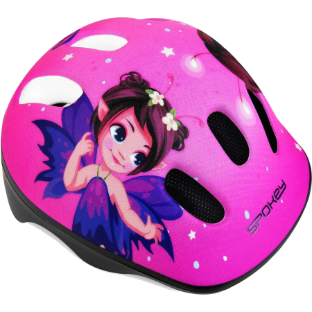 Scaun bicicleta copii SafeFront Deluxe, montare Centru , 15 Kg si Casca Protectie XS 44-48 Fairy Tale WeeRide WR10SKFT [2]