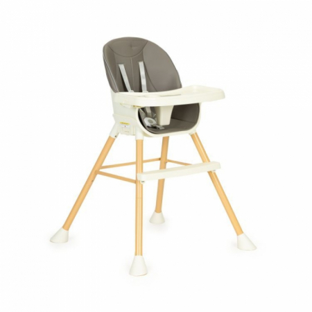 Scaun de masa 2 in 1 pentru copii Ecotoys HA-018 - Gri [2]