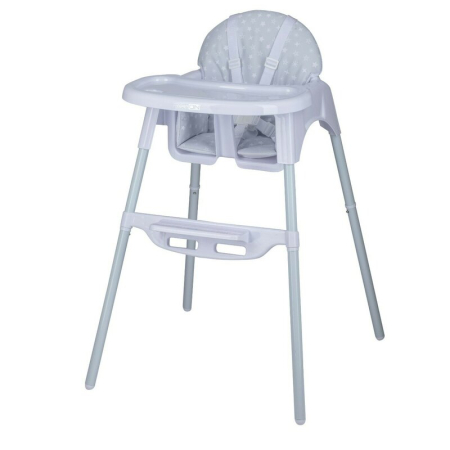 Scaun masa copii - Scaun de masa fix, FreeON, Lars, cu pernuta moale, Animals