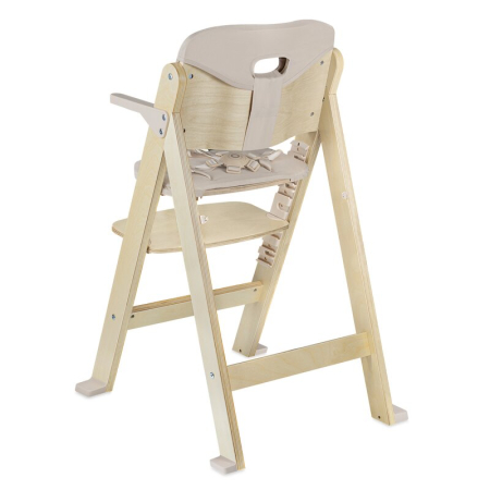 Scaun de masa, Lionelo, Floris, 3 in 1, din Lemn, Transformabil, Reglabil pe inaltime in 4 pozitii, Suport picioare- 4 pozitii, 6 luni- 12 ani, Sustine 40 kg, Bej [14]