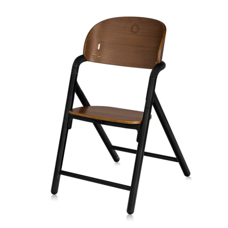 Scaun de masa multifunctional Celia, Lionelo, din lemn de fag, 6 luni- adult, Husa impermeabila, Tavita silicon, Suport de picioare reglabil, Greutate maxima 90 Kg, Negru [11]