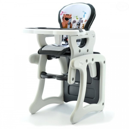 Scaune de masa - Scaun de masa multifunctional EURObaby HB-GY01 - Gri