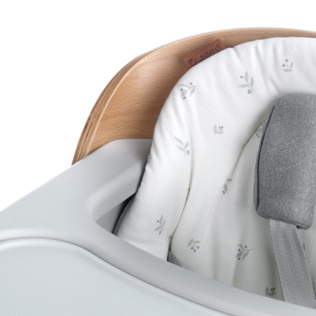 Scaun de masa multifunctional pliabil, Jane, Forest, De la 6 luni la adult, Din lemn fag, Greutate maxima 100 Kg, Mist [17]