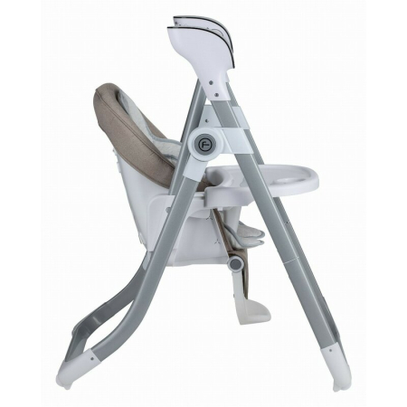 Scaun de masa si balansoar, FreeON, Oli Deluxe, 2 in 1, Transformabil, Multifunctional, cu melodii de leagan, 0 luni+, Beige [6]