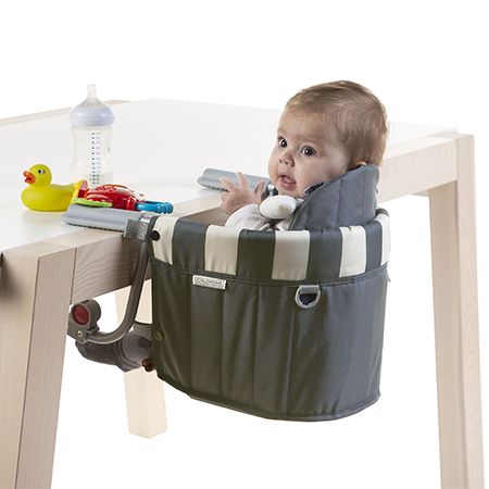 Scaun de masa Superstar antracit pliabil si atasabil - Childhome [1]