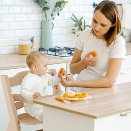 Scaun masa copii pliabil din lemn 4 in 1 Morsel Natur [3]