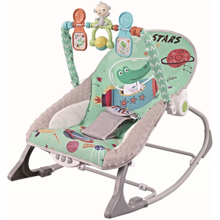 Leagane / Balansoare / Sezlonguri - Scaunel balansoar Chipolino Baby Spa green