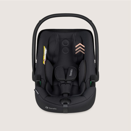 Scoica auto, Lionelo, i-Size Astrid, 0-13 Kg, 40-87 cm, Cu salteluta, Testat ADAC, Conform cu standardul european de securitate R129, Negru Onyx [21]