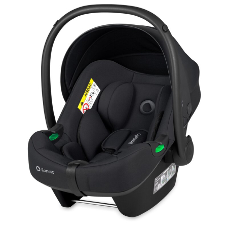 Scoica auto, Lionelo, i-Size Astrid, 0-13 Kg, 40-87 cm, Cu salteluta, Testat ADAC, Conform cu standardul european de securitate R129, Negru Onyx [3]