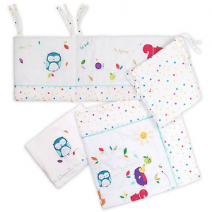 Lenjerii patut 140 x 70 cm - Set 3 Piese Patut Sleepy Forest Friends 35-140 - East Coast