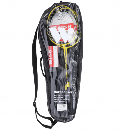 Set Complet Badminton Wish Alumtec 4466 Galben [10]
