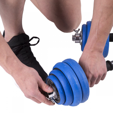 SET DE GANTERE 30 KG HMS BARBELL [17]