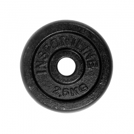 Set de gantere  inSPORTline Castblack 160 + 40/30 mm 80 kg [7]