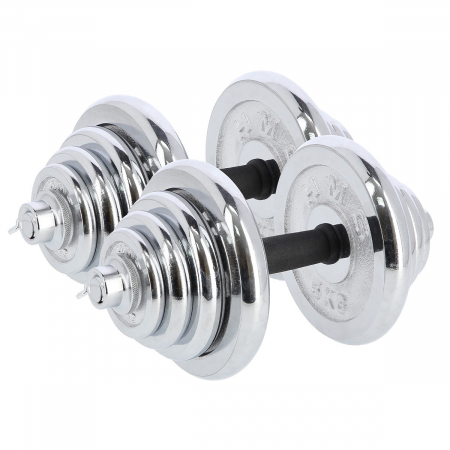 Set de gantere si haltere reglabile 55kg STC55 HMS [5]