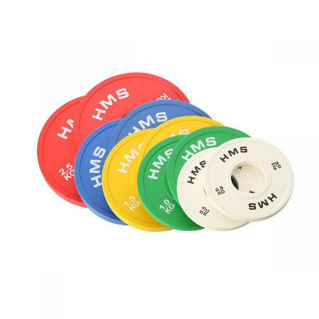 Bare - Discuri - Greutati - Set Discuri Olimpice HMS CBRS 01 (0,5 kg. 1 kg. 1,5 kg. 2 kg, 2,5 kg