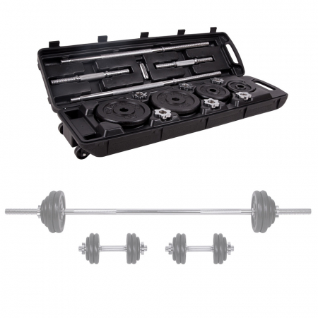 Bare - Discuri - Greutati - Set gantere inSPORTline 50 kg